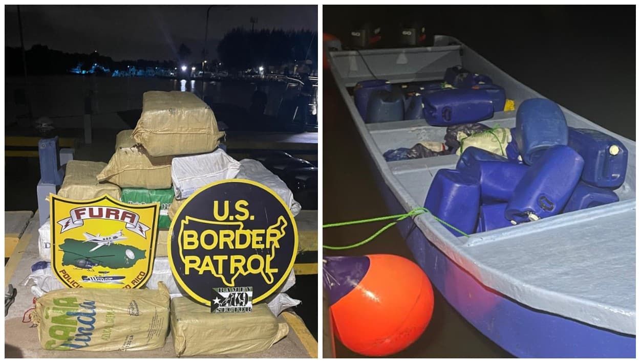 Trío es detenido con $11.5 millones en cocaína, muy cerca del río Grande de Loíza