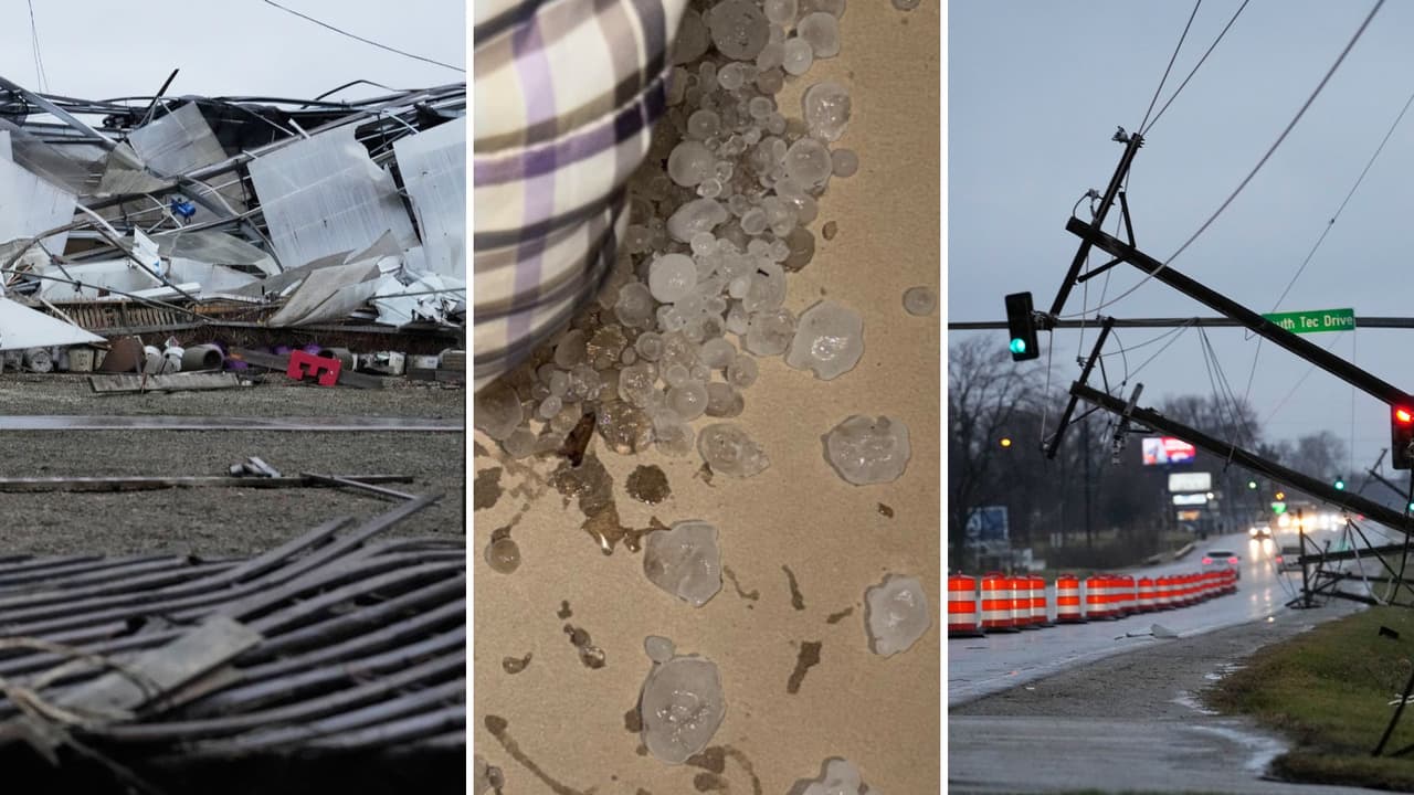 Tornado azota el condado de Kankakee en Illinois y deja daños severos; tormentas causan dos muertes en Indiana
