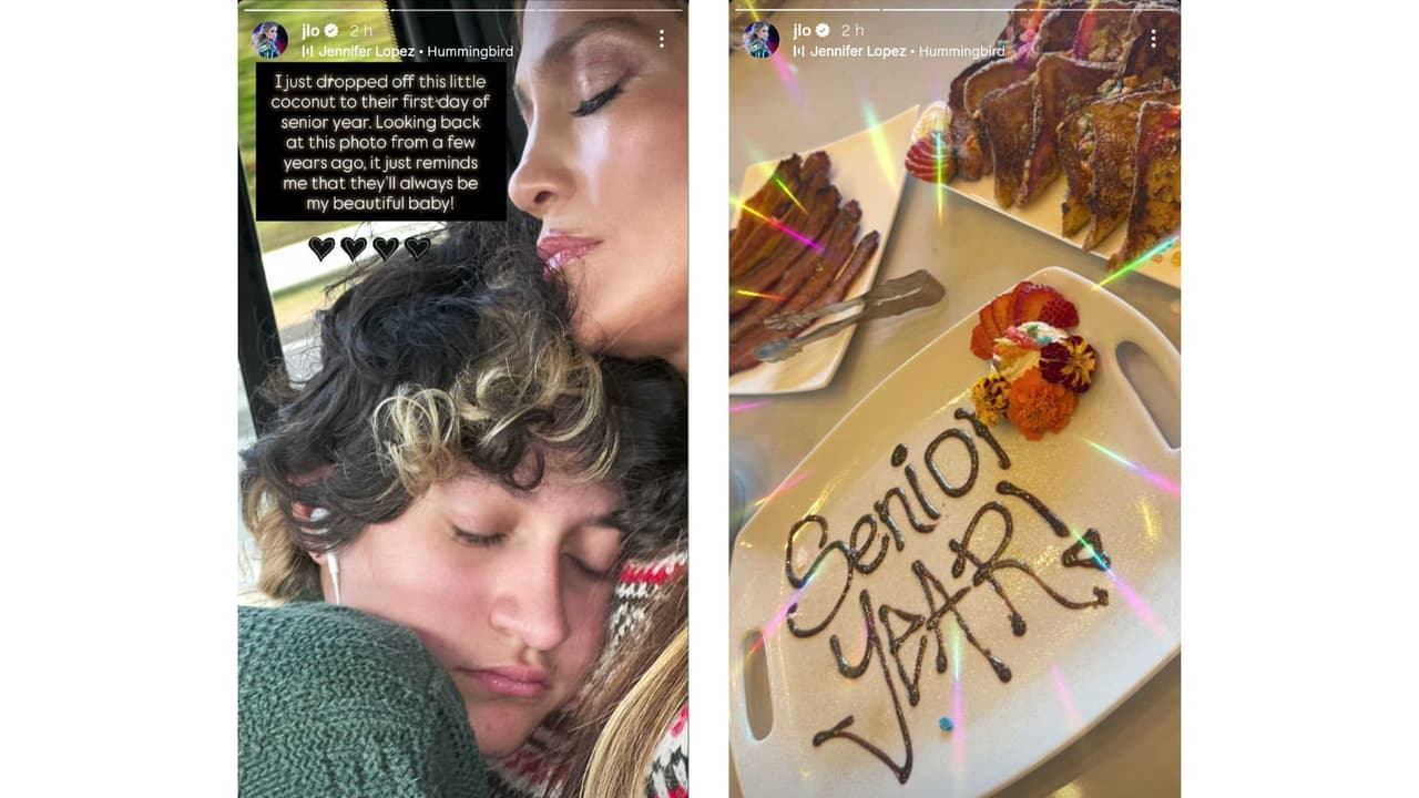 Emme, hija de JLo, inició su 'senior year'.