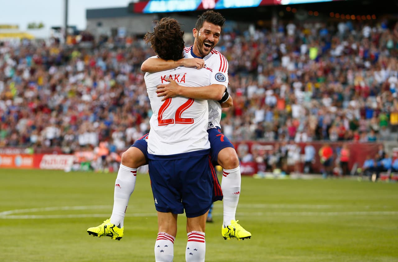 David Villa y Kaká fueron los protagonistas en la edición del 2015 ante el Tottenham.