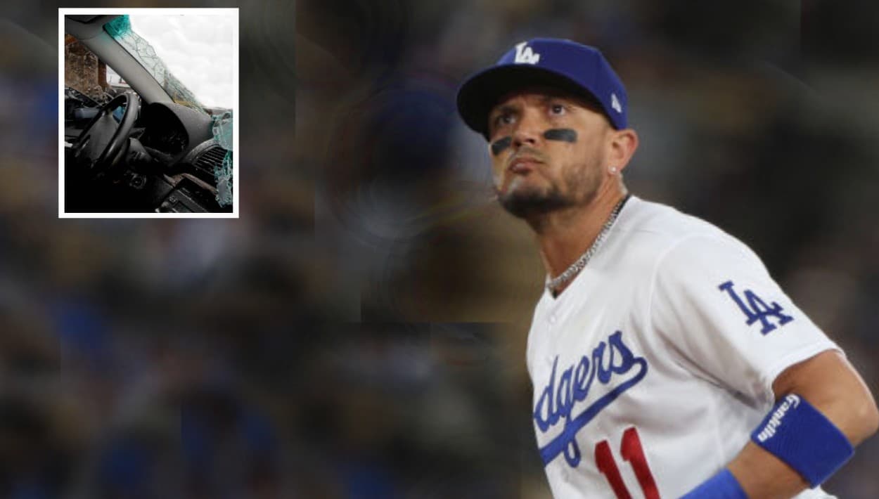 Rompen vidrio al Lamborghini de Miguel Rojas para robar el bolso de la suegra del campocorto de los Dodgers