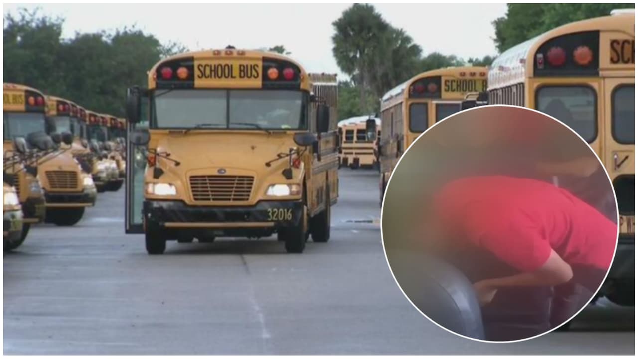 Video muestra a estudiantes dando golpiza a un menor de 15 años en un autobús escolar de Broward