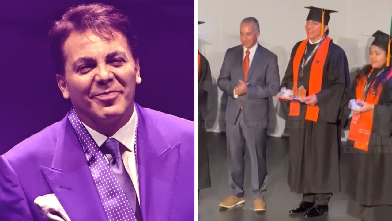 Paramédicos auxilian a Cristian Castro en medio de su graduación porque se sintió mal, ¿qué le pasó?