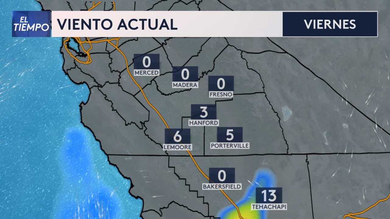 <b>Así estarán los vientos en las próximas horas</b>.