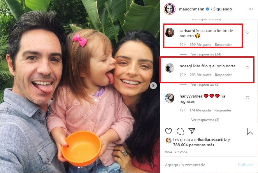 Mauricio felicitó a Aislinn por el Día de las madres, pero sus palabras nos dejaron helados