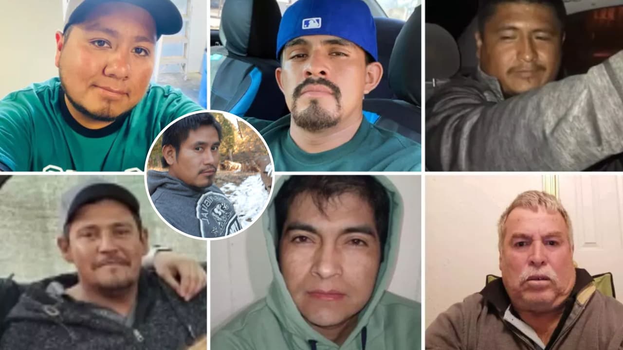 Los trabajadores agrícolas fueron identificados como
<a href="https://www.univision.com/local/fresno-kftv/forense-identifica-ocho-victimas-de-choque-frontal-en-madera-mexicanos-y-trabajadores-agricolas-fotos">Juvenal Jacobo Talavera, Héctor Orozco, Alfredo Morales Sánchez, Víctor Herneandez Cirilo, Fidel Filomeno Ojeda, Pedro Henández Ojeda y Roberto Bañuelos Flores. </a>
<br>