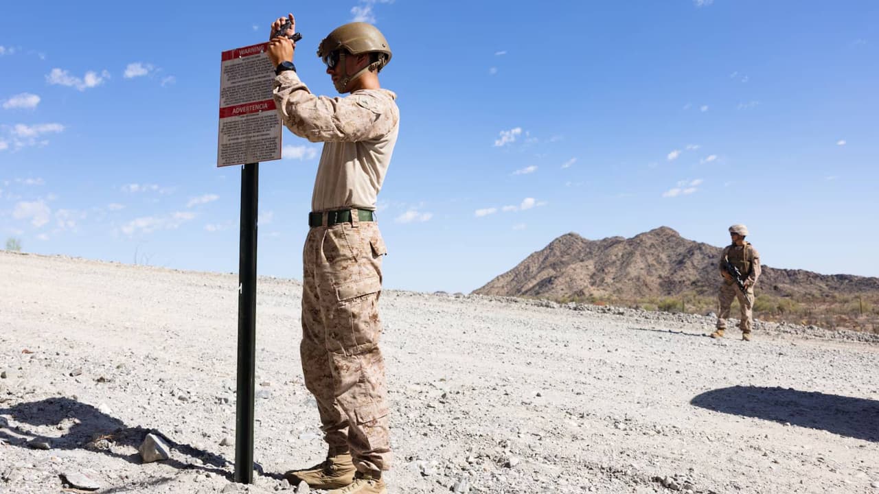 El Comando Norte opera en el Área de Defensa Nacional de Yuma, en la frontera Arizona-Sonora