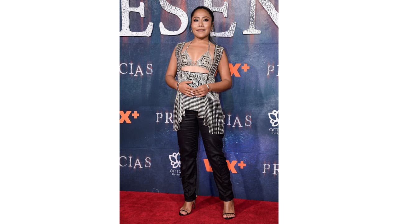 Yalitza Aparicio en la premiere de 'Presencias'