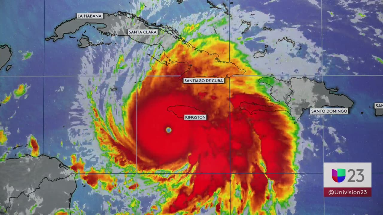 Huracán Melissa impactará Jamaica con vientos y marejadas catastróficas antes de dirigirse a Cuba