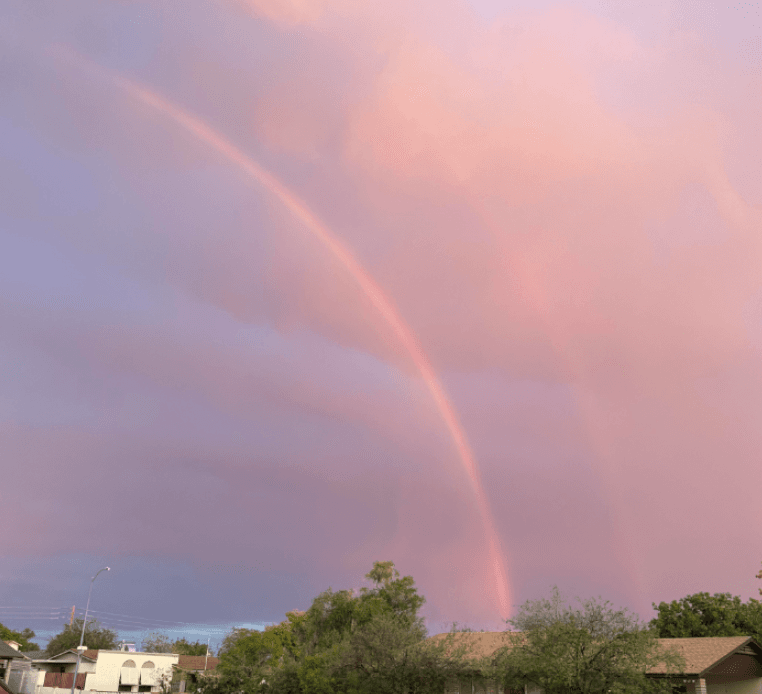 María Hernández, televidente de Univision Arizona, compartió con nosotros esta increíble postal a través de Repórtalo. Tú también puedes enviarnos imágenes y nosotros se las mostramos al mundo.