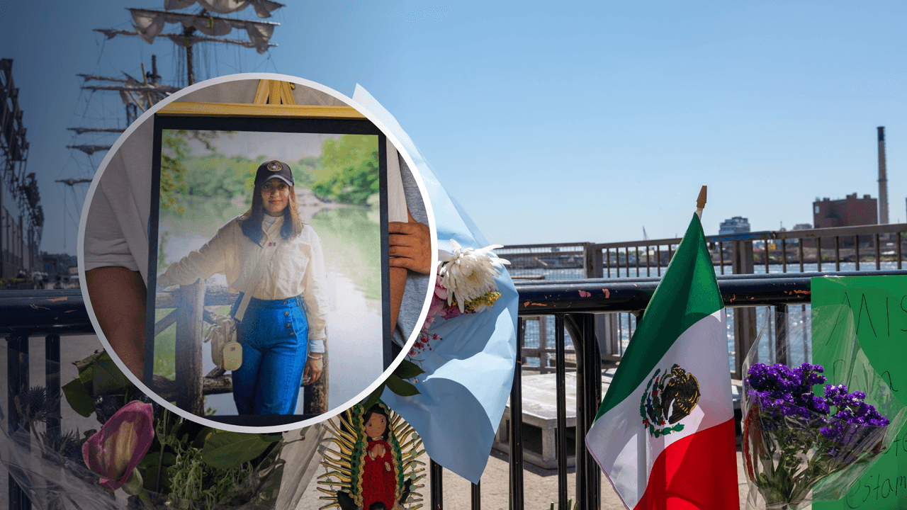 América Yamileth habló con su mamá poco antes de morir en el choque del buque Cuauhtémoc en Brooklyn