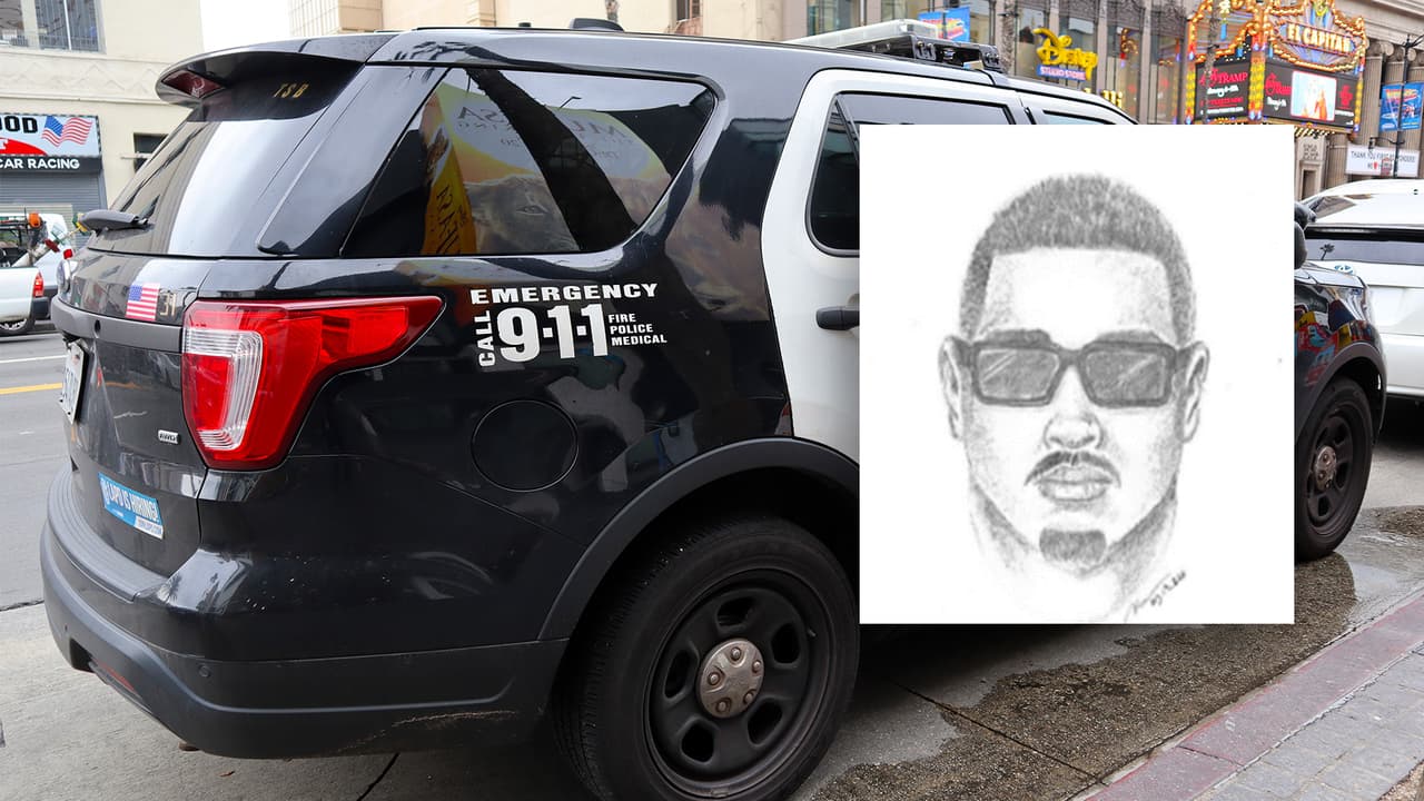 Buscan a sospechoso de secuestrar a dos niñas en North Hills: LAPD difunde retrato hablado