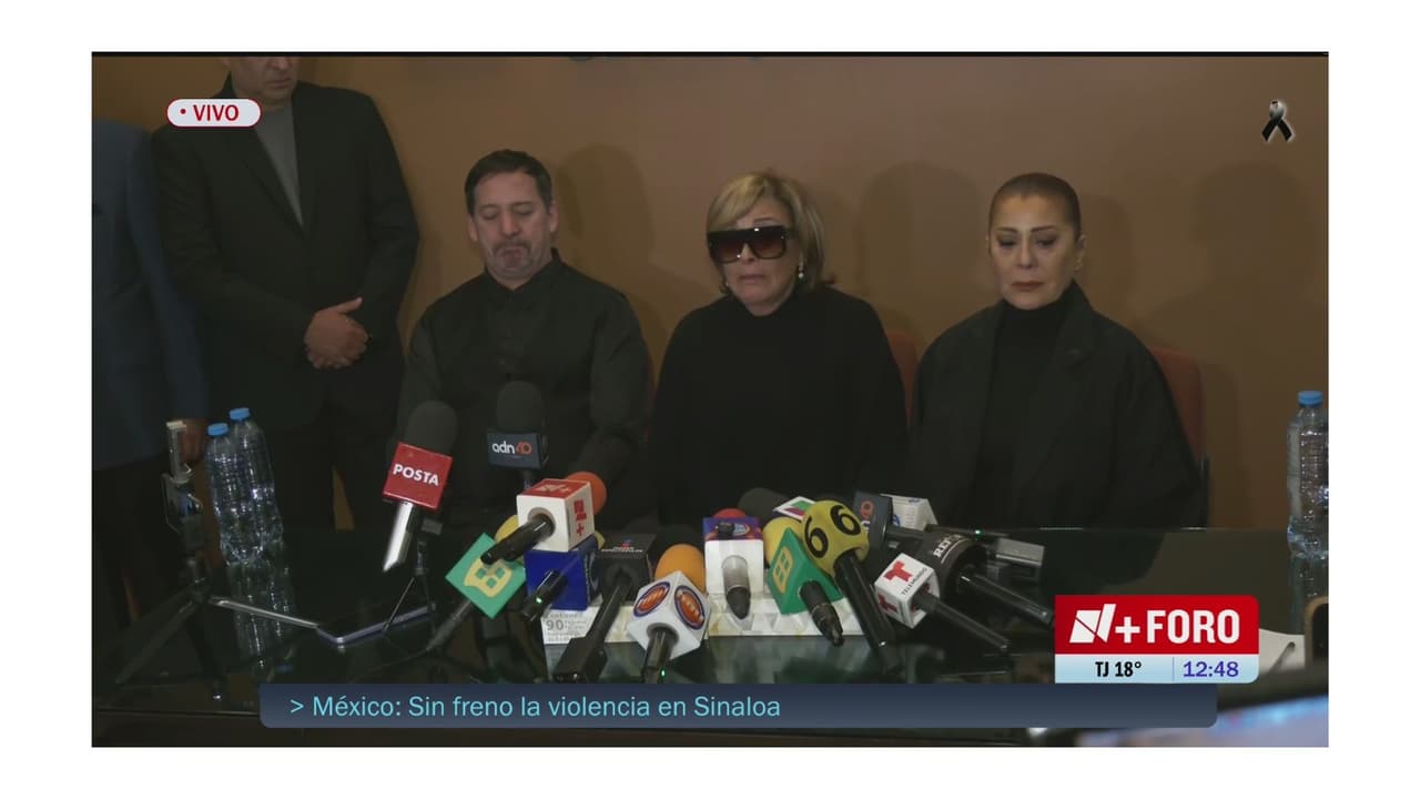 Hijos de Silvia Pinal devastados por la muerte de la primera actriz.