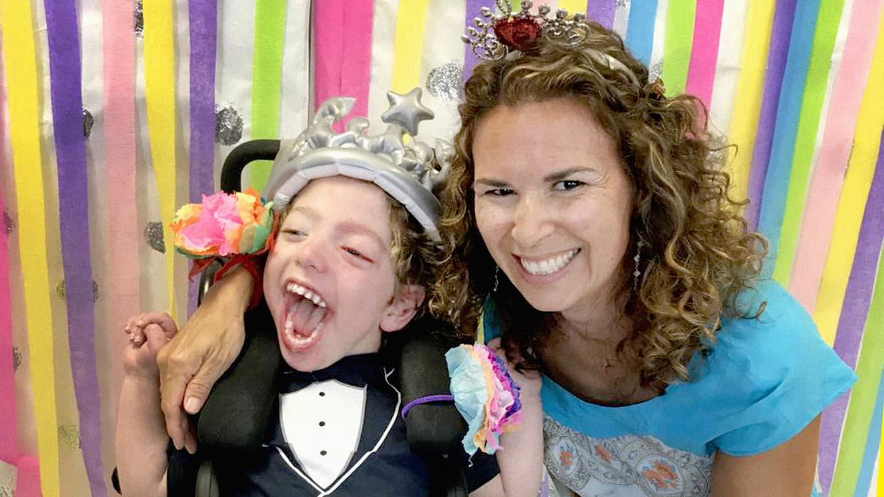 "My son was born with the congenital disorder Sturge-Weber, now we try to give him what the genetics denied him"