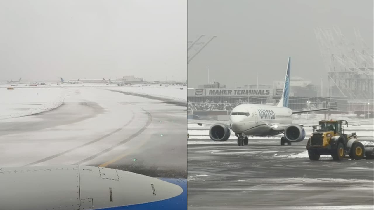 <b>La FAA informó retrasos superiores a dos horas en vuelos </b>de llegada y salida en los aeropuertos LaGuardia y JFK, donde se implementaron paradas temporales en tierra debido a la nieve y el hielo.