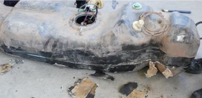 Los
<b>tanques de gasolina</b> son utilizados, no precisamente para el combustible.