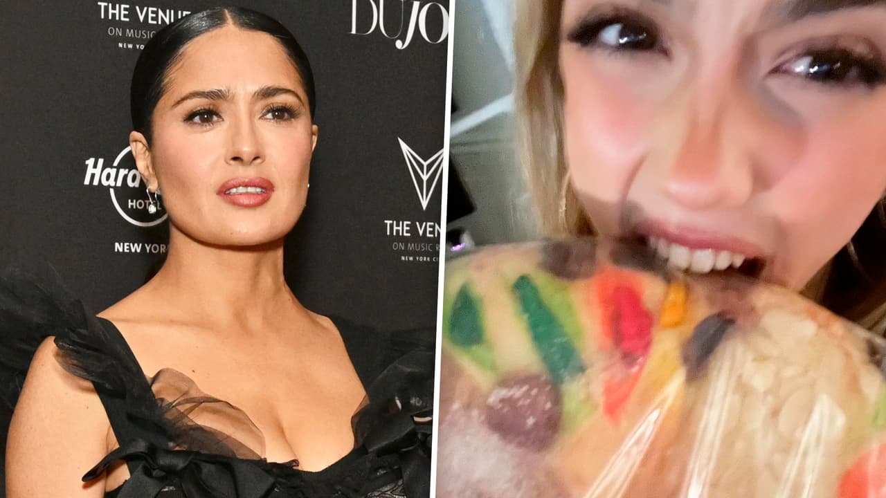 Salma Hayek para en seco a quien la critica por llamar "muñeco" al "Niño Dios" de la Rosca de Reyes