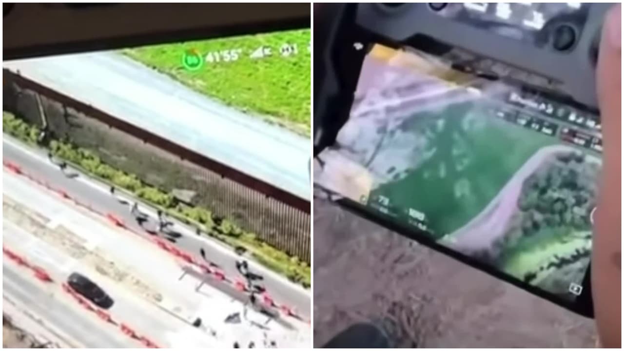 “Camine rápido… ahora a la izquierda”: así usan drones los ‘coyotes’ para guiar cruces y evadir a la policía en la frontera