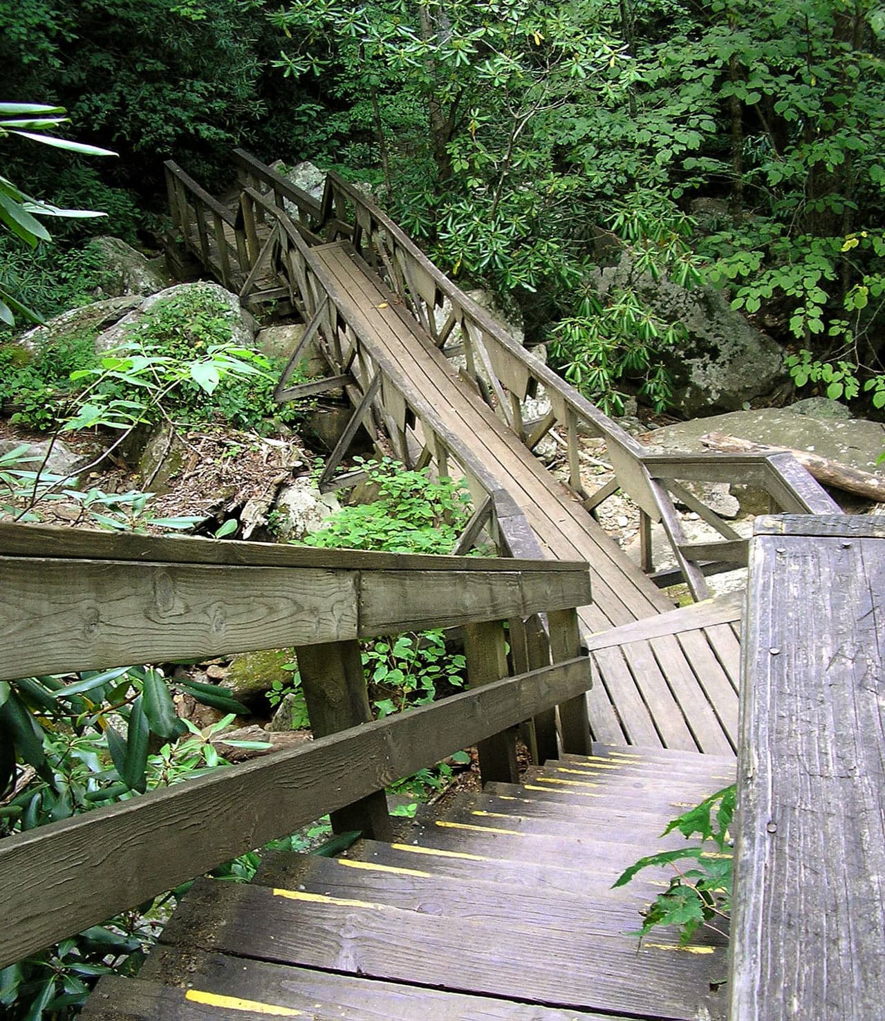 El parque está situado en la encrucijada de los montes Apalaches y al pie de las colinas de la zona.
