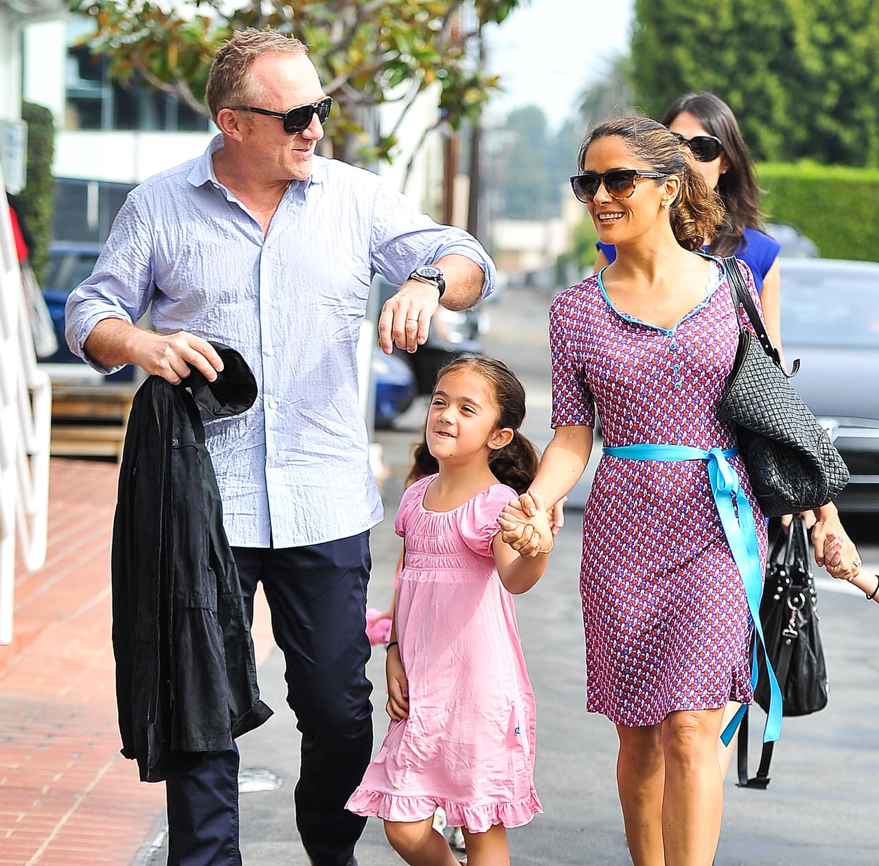 Valentina Paloma fue la primera de Salma, pero la tercera de Pinault.