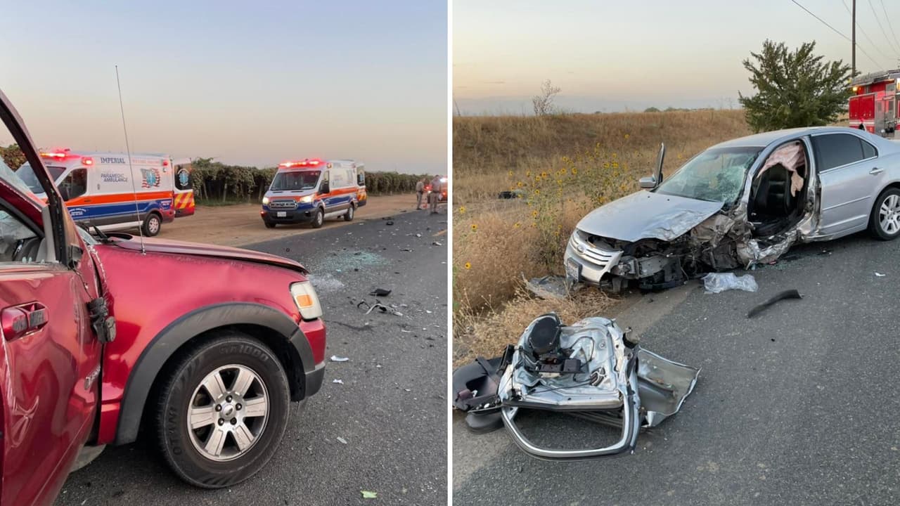 Seis lesionados deja fuerte choque en Porterville