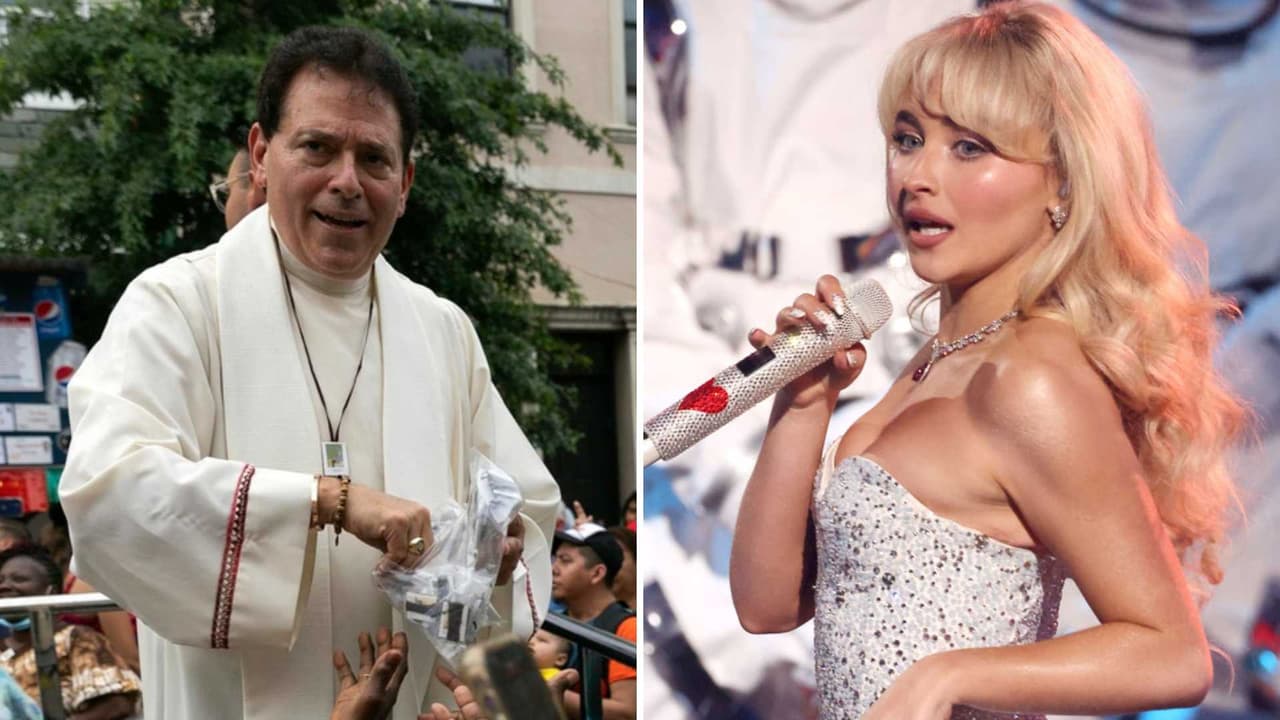 Destituyen a sacerdote católico que permitió grabación de video provocativo de Sabrina Carpenter en iglesia de Brooklyn