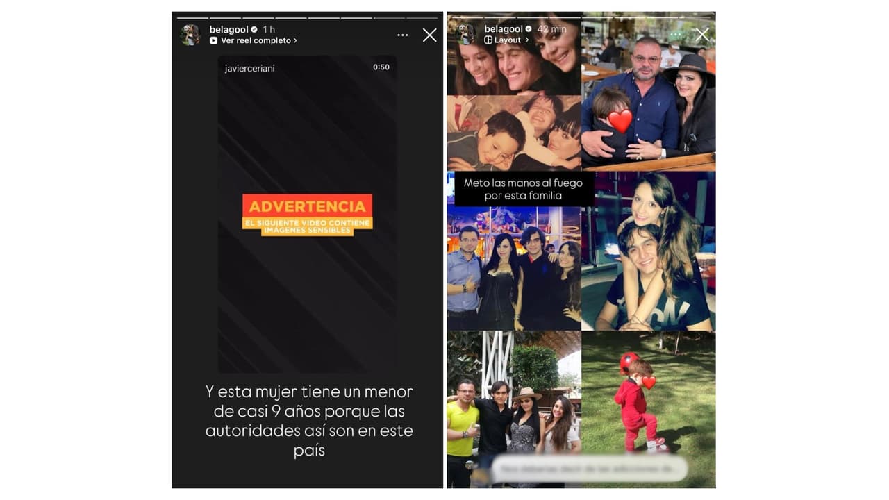 Sobrina de Maribel Guardia defiende a su familia en redes.