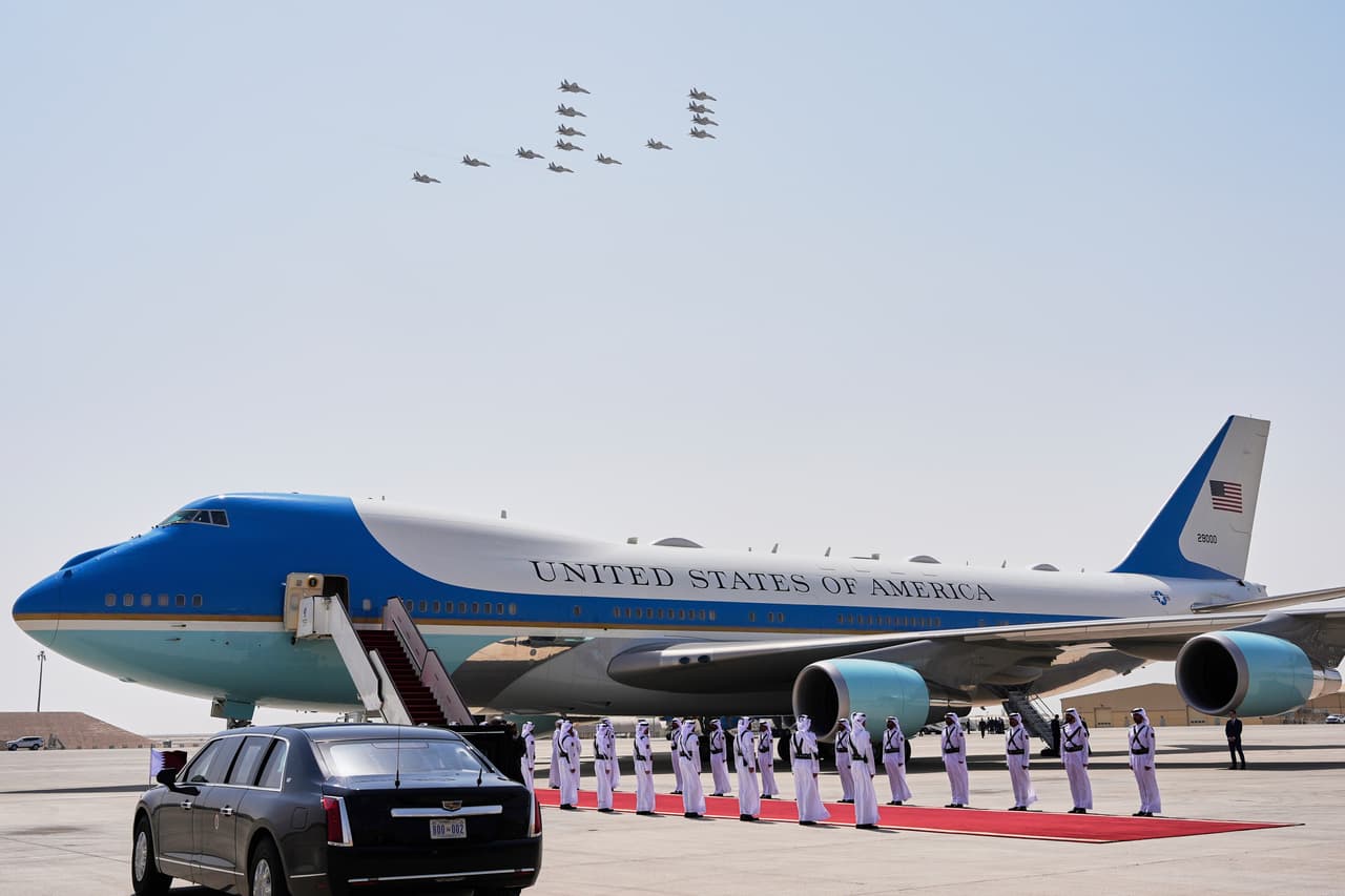 Gobierno de Trump acepta formalmente el lujoso avión de Catar para ser el nuevo Air Force One