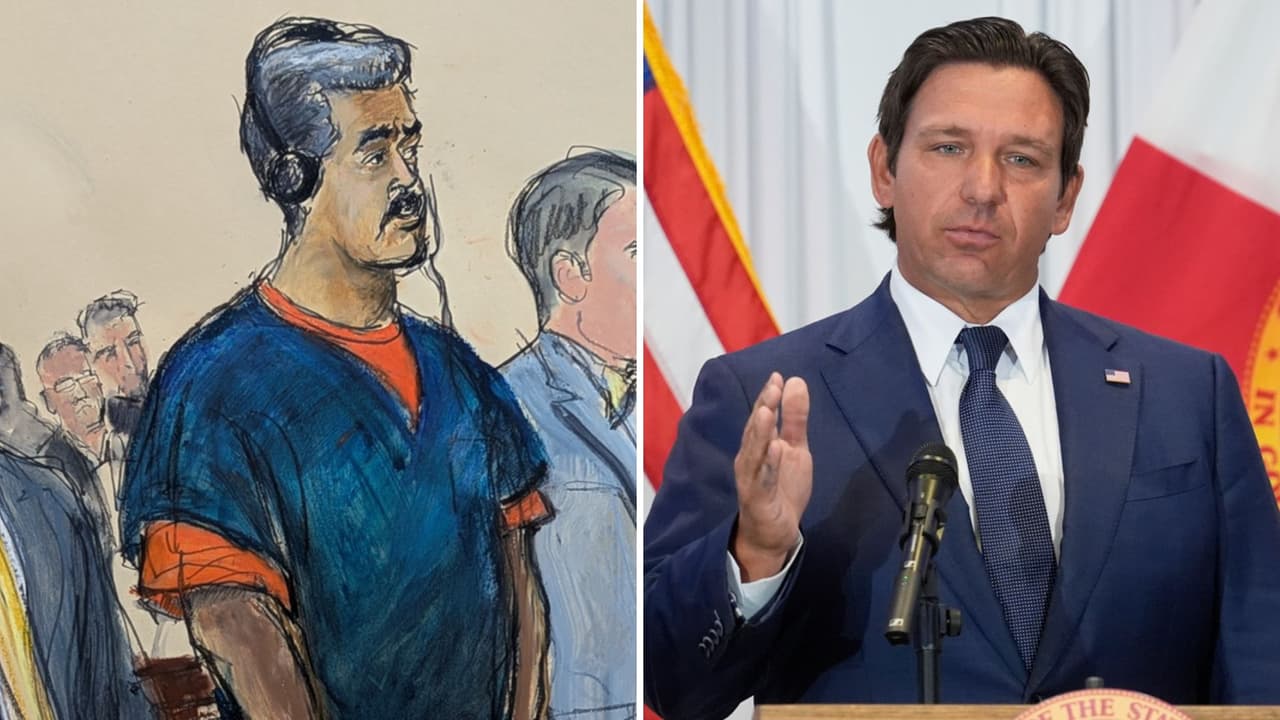 DeSantis abre la puerta a presentar cargos estatales contra Nicolás Maduro en Florida