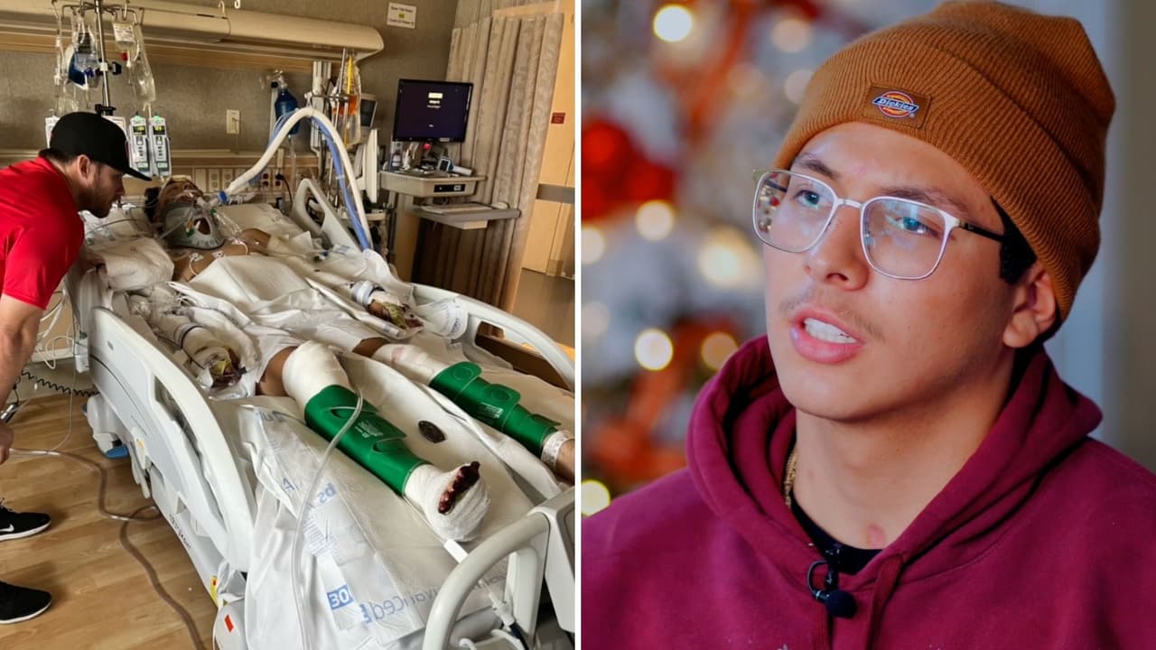 Vende playeras y tiene una máquina de dulces: Así lucha el hispano que "habló con Dios" tras un accidente que lo dejó en coma