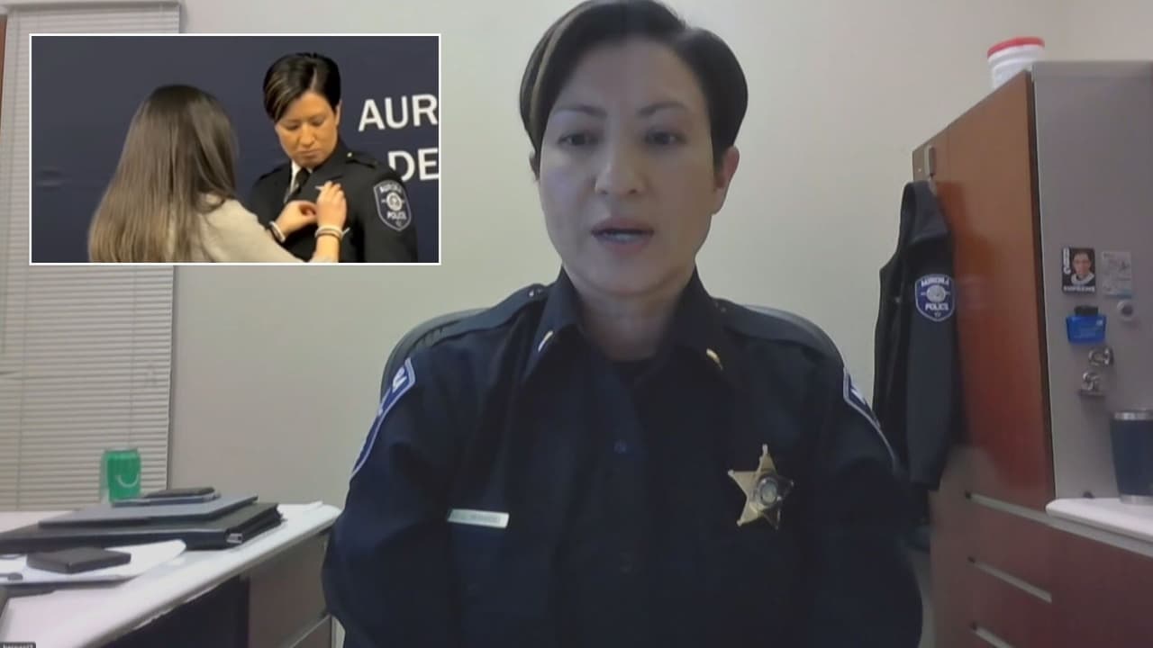 "Muchos años de sacrificios": la historia de la primera mujer latina en ser ascendida a teniente dentro de la Policía de Aurora