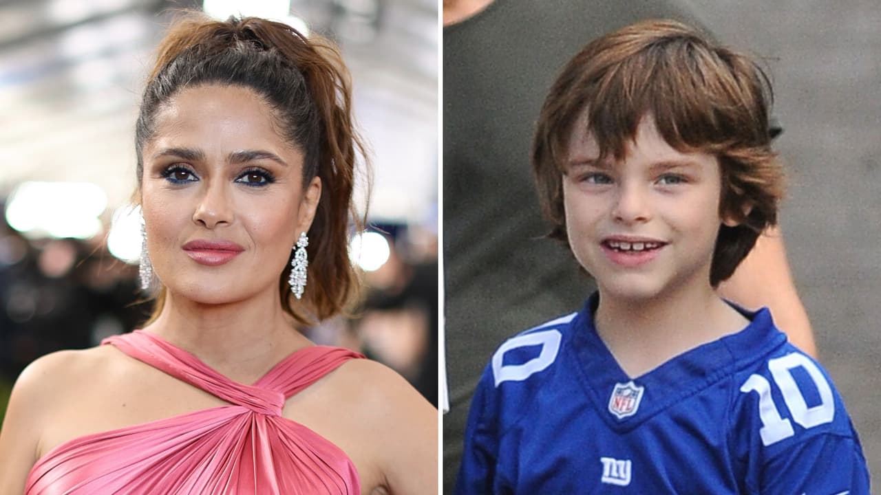 El hijastro de Salma Hayek cumplió 16 años: él es Augustin (es hijo de una supermodelo)