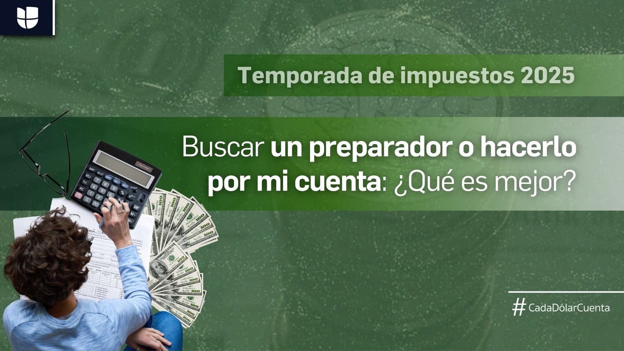 ¿Pagar a un preparador o hacerlo por mi cuenta? Los pros y contras al declarar esta temporada de impuestos 2025