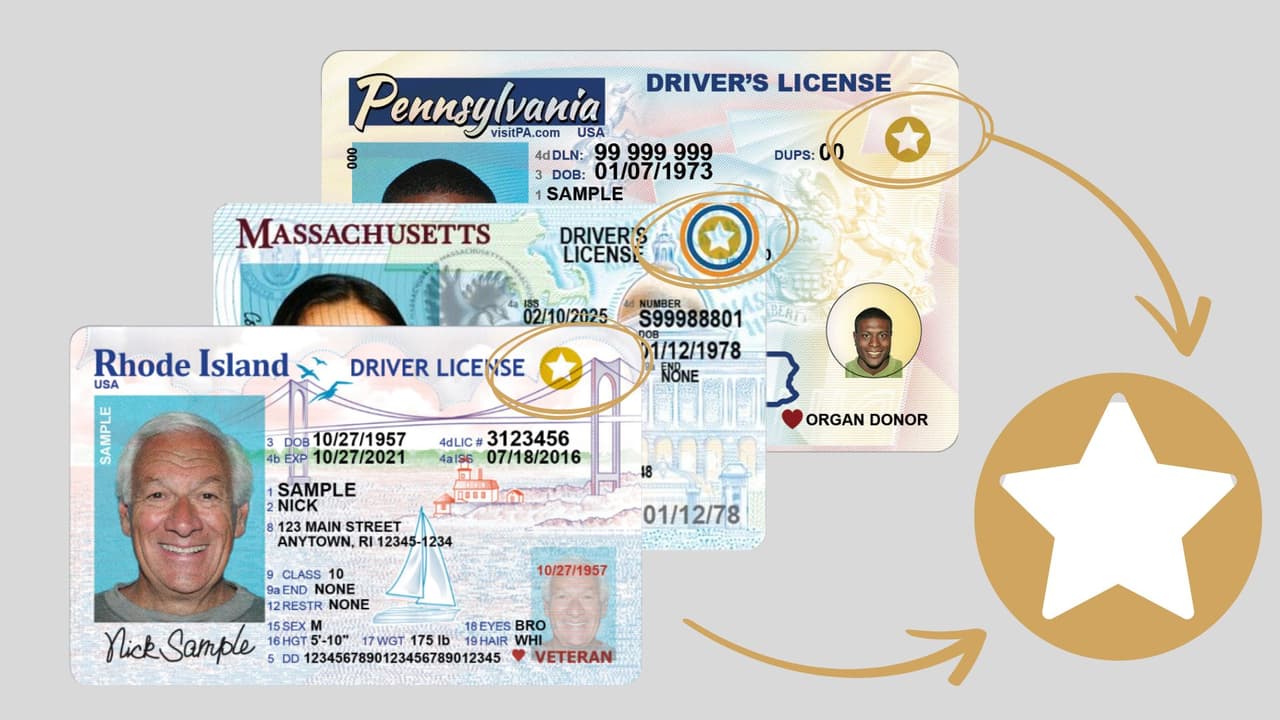 ¿Dudas sobre qué símbolos identifican el Real ID? Esta guía te ayudará