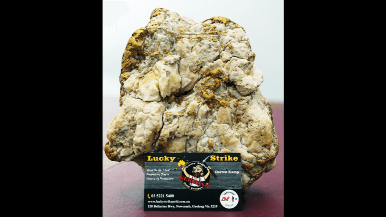 “Solo una vez en la vida”: halló una pepa de oro de 4.6 kilos con valor de $160,000