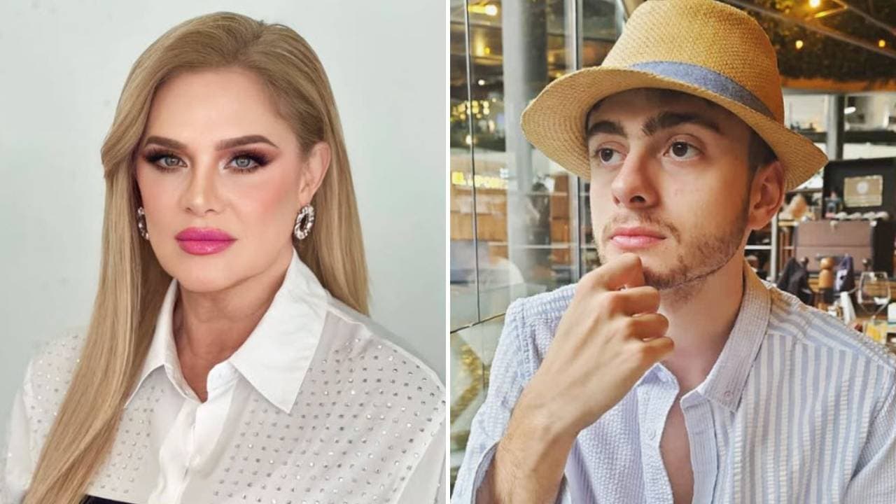 Erika Buenfil compra árbol de Navidad "moderno" y su hijo lo critica: "Está bien pelón"
