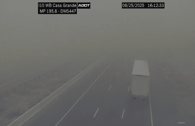 Como
<b>la visibilidad se reduce</b>, es recomendable salir de la carretera, esperar a que pase la tormenta y apagar las luces.