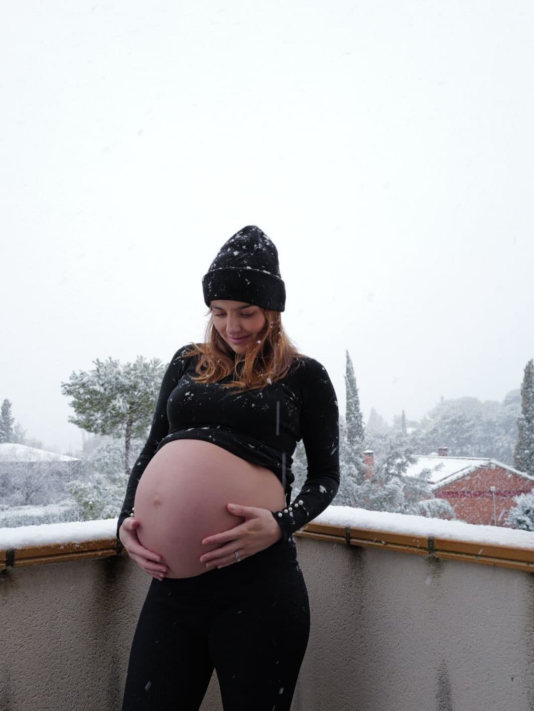 Michelle Renaud luce así en su embarazo.