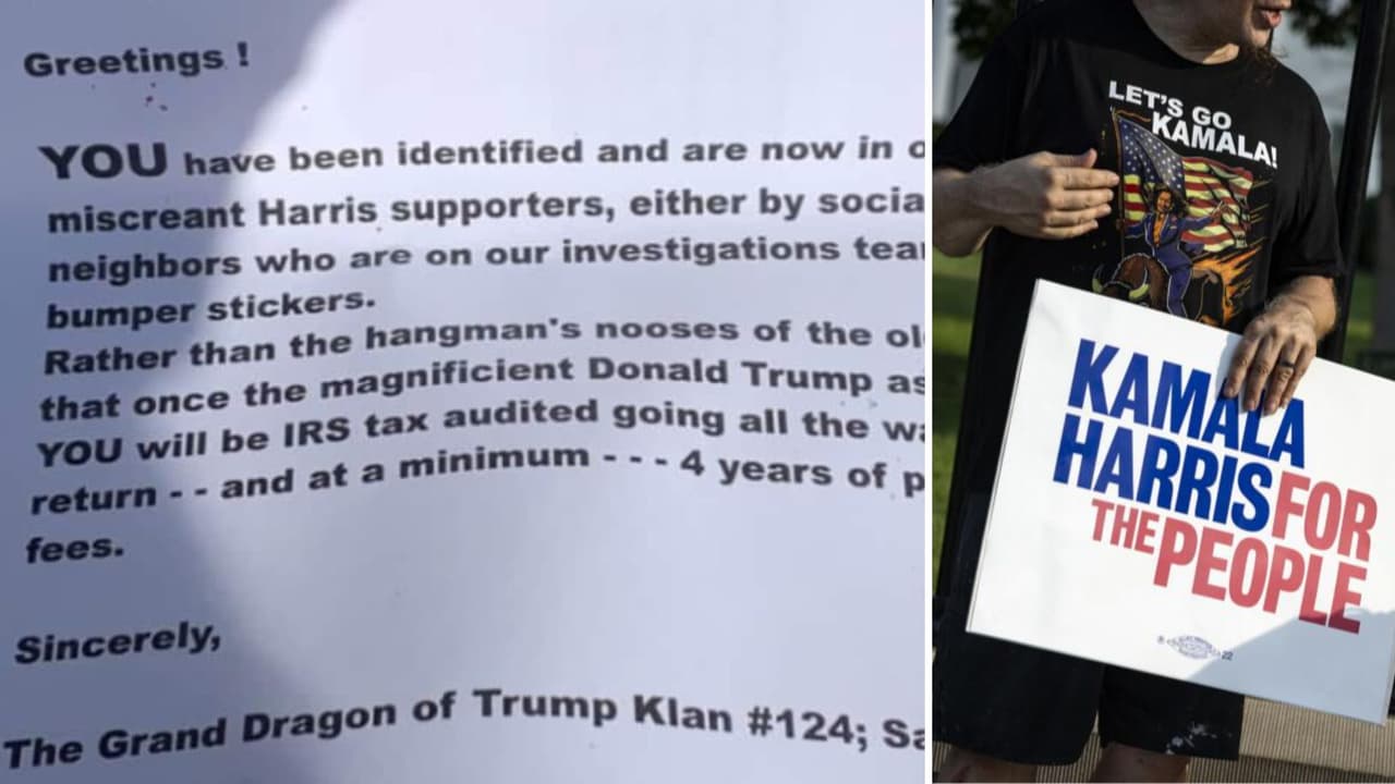 Investigan amenazas de 'The Grand Dragon of Trump Klan' a quienes apoyan a Kamala Harris en Texas
