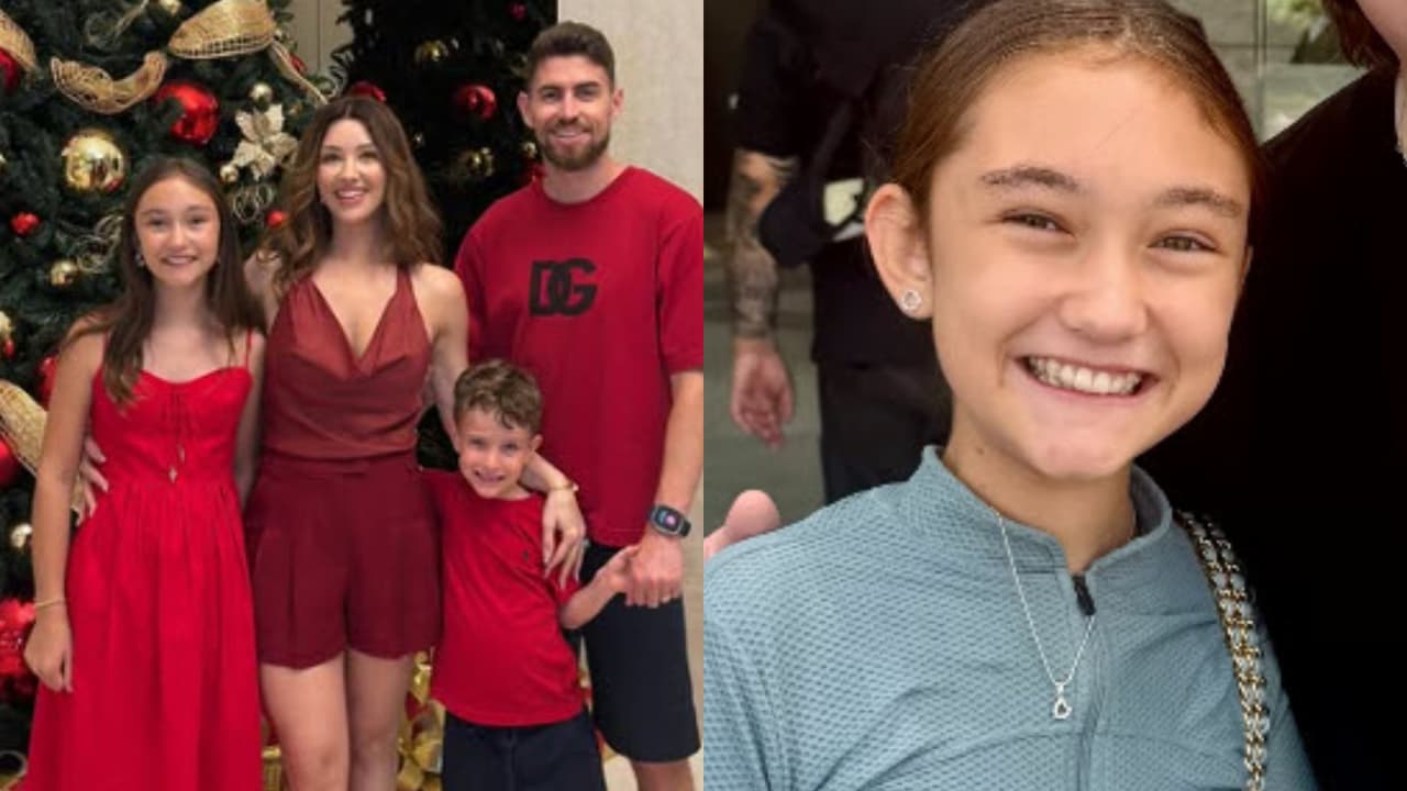 El futbolista brasileño Jorginho está casado con Catherine Harding, la ex de Jude Law y con quien comparte a su hija Ada.