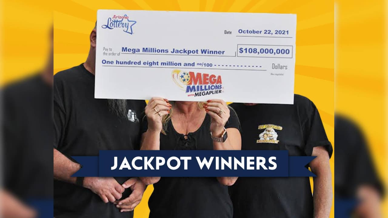 5.
<b>$108,000,000 millones de Mega Millions</b>, entregados el 22 de octubre de 2021 y ganados por una familia en
<b>Lake Havasu City. </b>