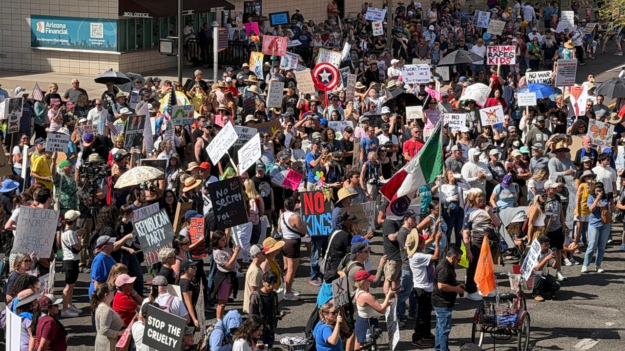 “Nuestra gente necesita una voz que se escuche en las calles”; Phoenix se une a No Kings 3