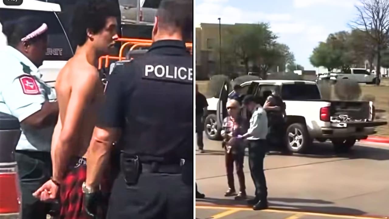 Moviliza joven que abrió fuego con un AR-15 en el estacionamiento de esta tienda en Bastrop