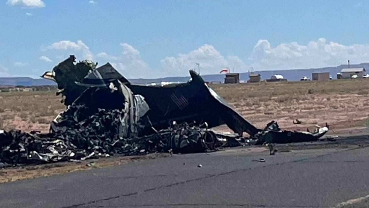 Avión de transporte médico se desploma en Chinle: Cuatro personas murieron