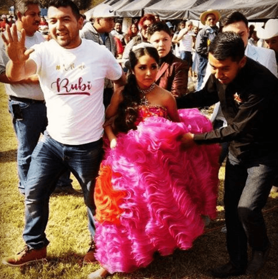 Pocos en realidad lograron sacarse la selfie con Rubí.