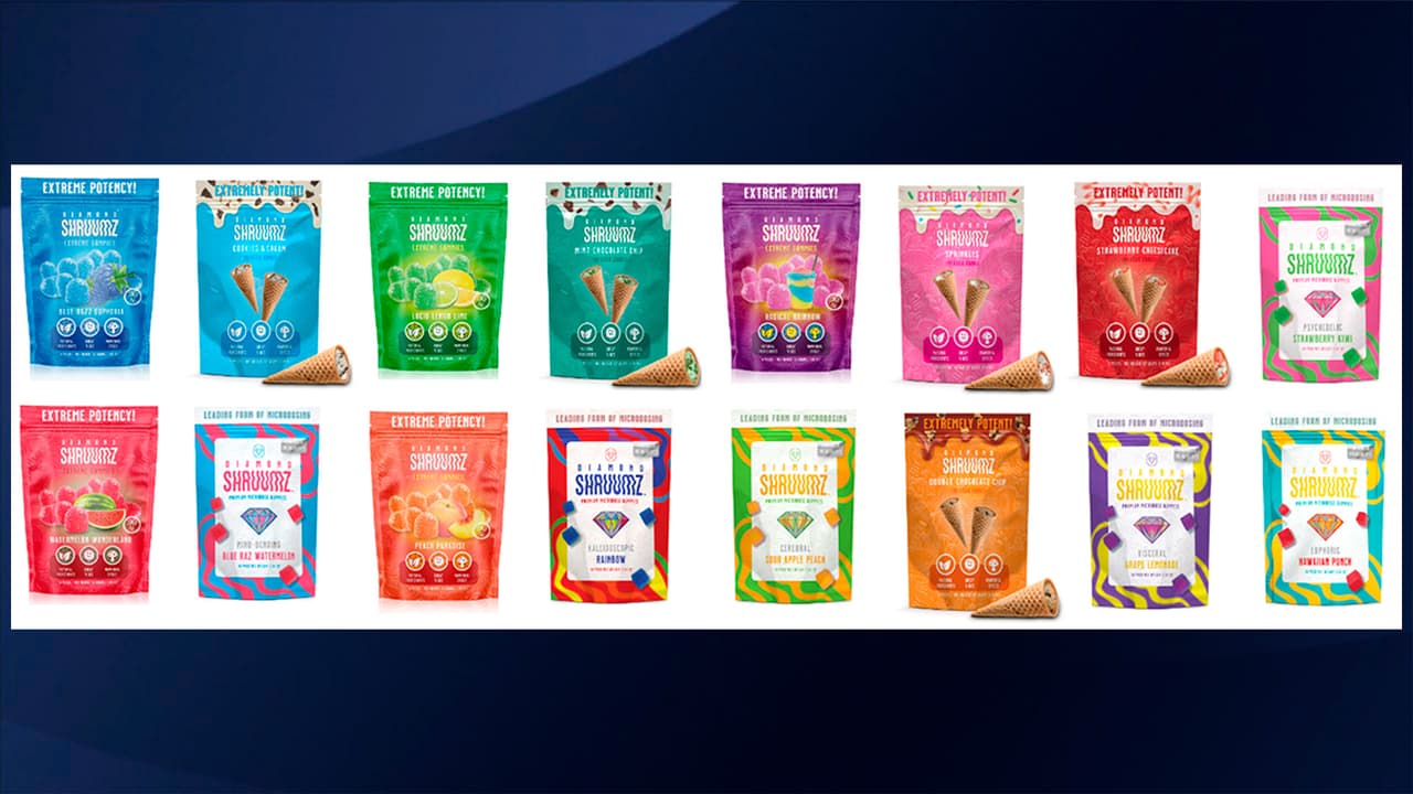 Alertan por dulces de la marca Diamond Shruumz que pueden provocar convulsiones