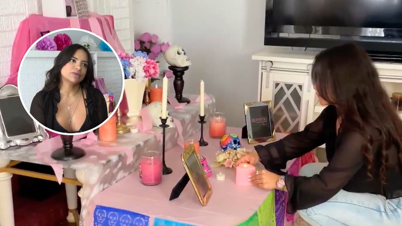 Latina dedica un rincón de su casa a un altar para mujeres que se fueron soñando con lucir mejor