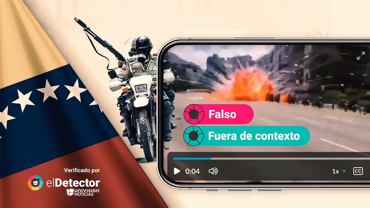 Ese video de una explosión que afecta a un convoy de motocicletas en Venezuela no es actual: fue publicado en 2017