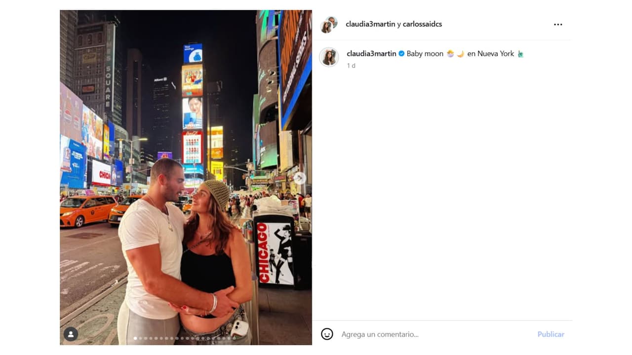 Así disfrutaron su 'baby moon'.