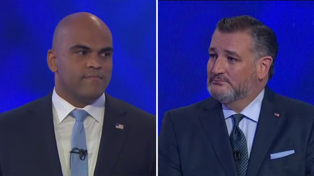 Las claves en el debate entre Ted Cruz y Colin Allred para representar a Texas en el Senado de EEUU